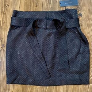 BCBG MAX AZRIA belted mini skirt